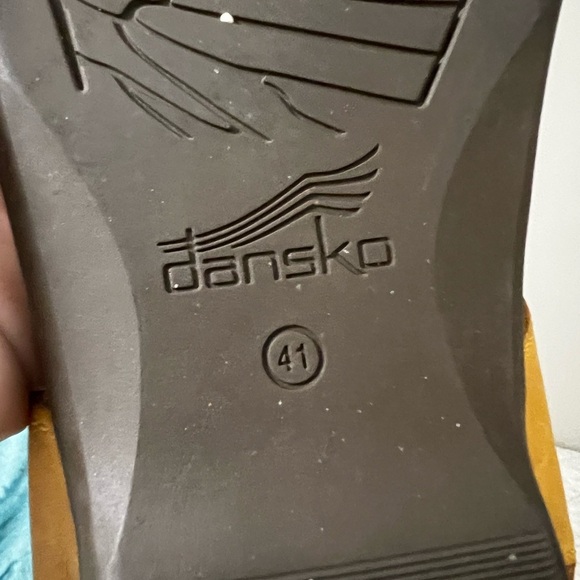 Dansko Reece Women's Burnished Leather Sandal W/ Cork Footbed Memory Foam Sz 10 - Picture 7 of 7